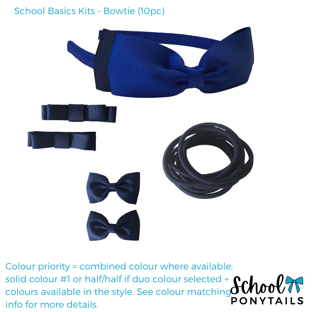 Military Blue Hair Accessories - Ponytails and Fairytales