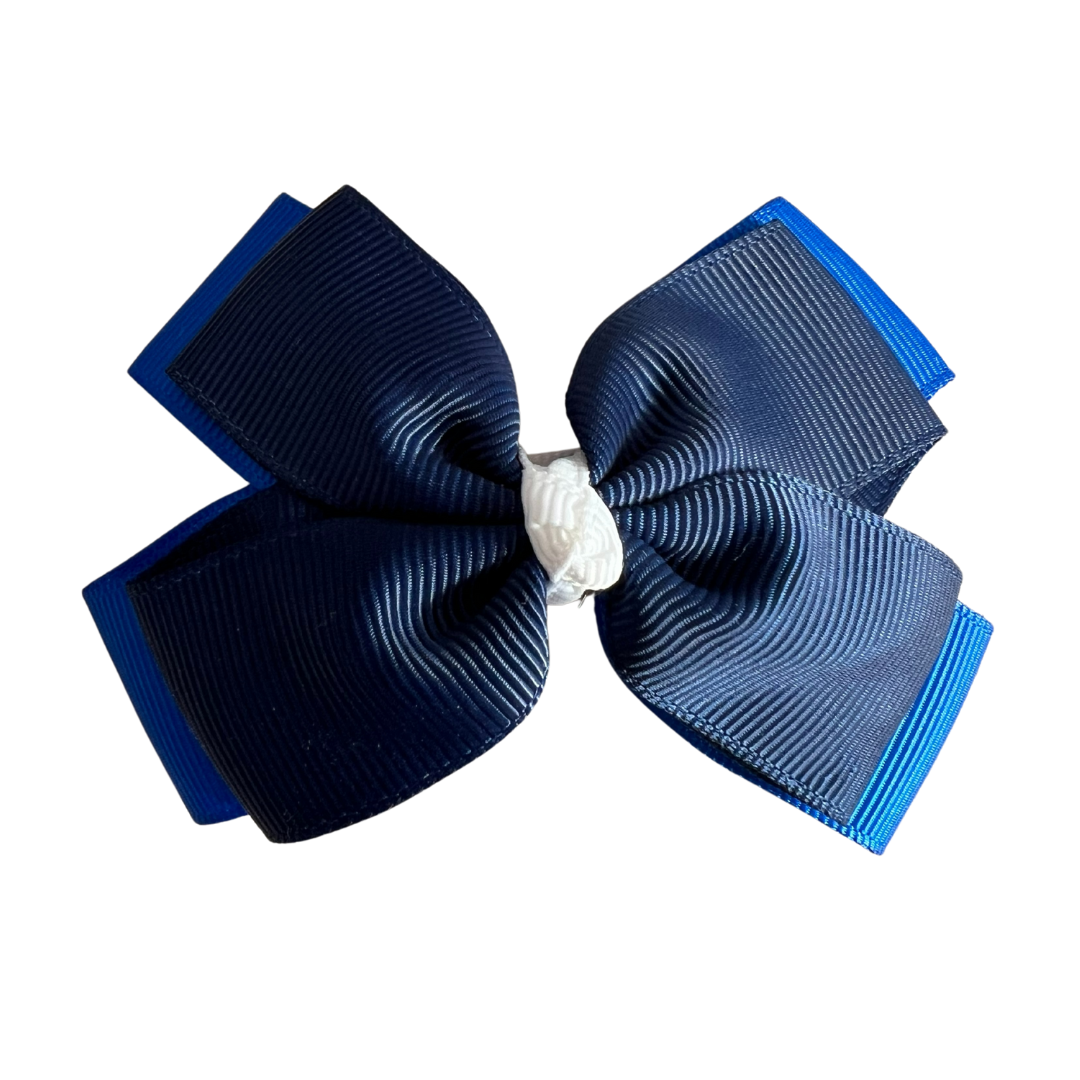 Navy & Royal Blue & White Hair Accessories