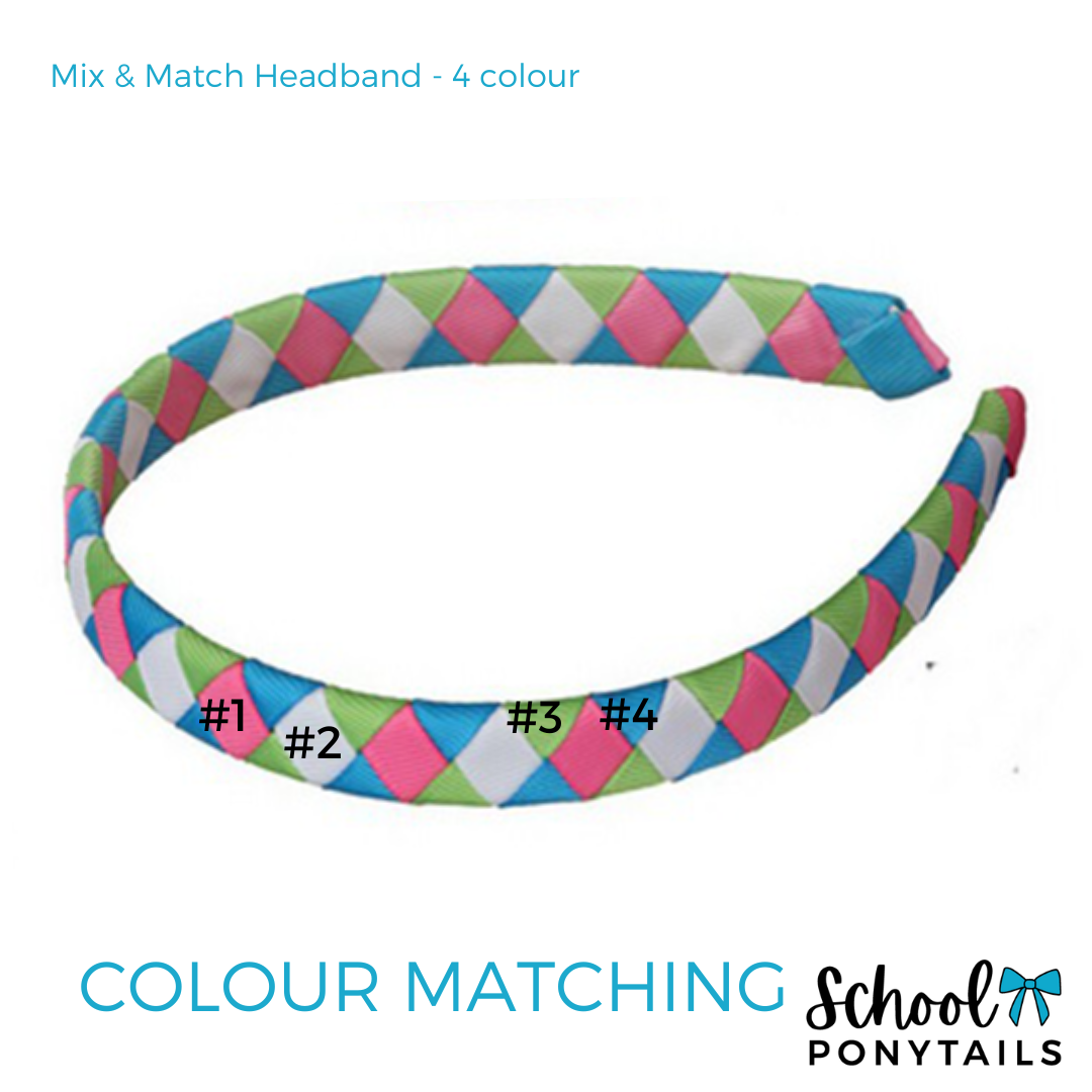Jade & Red & Royal Blue & White Hair Accessories - Ponytails and Fairytales