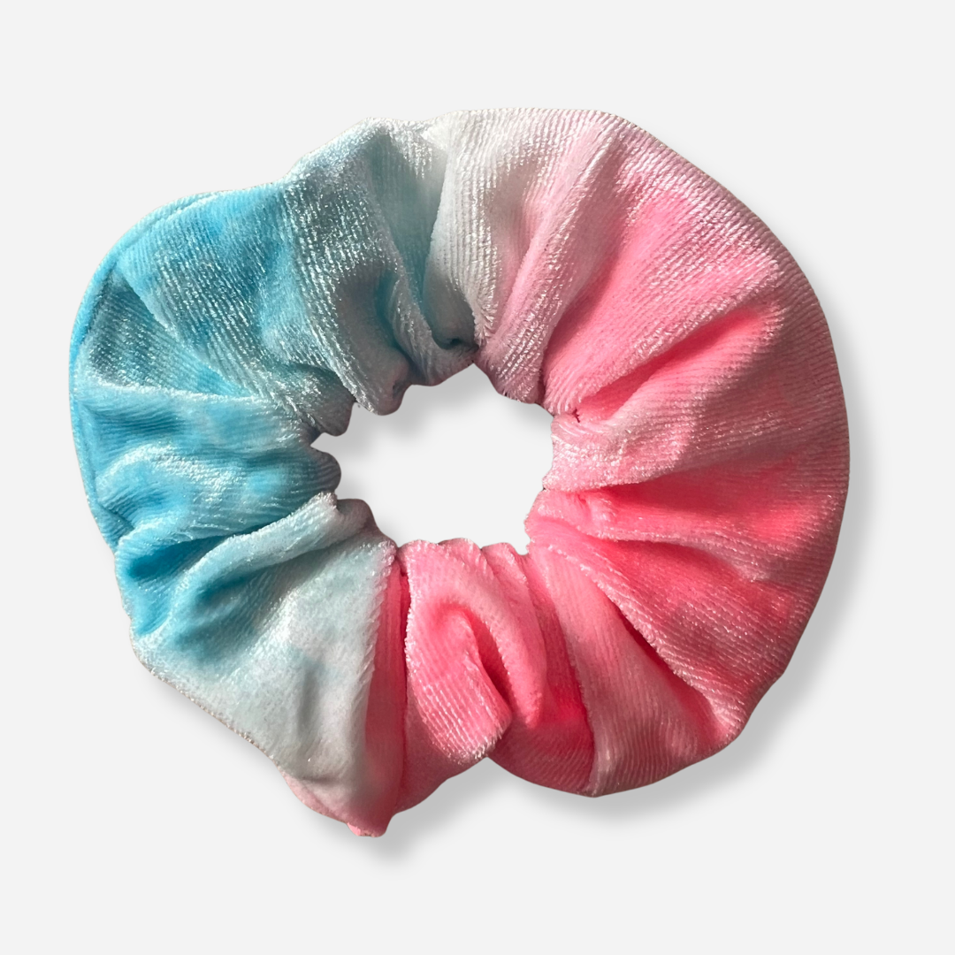 Secret Pocket Zipper Scrunchie - Ombre Velvet - Ponytails and Fairytales