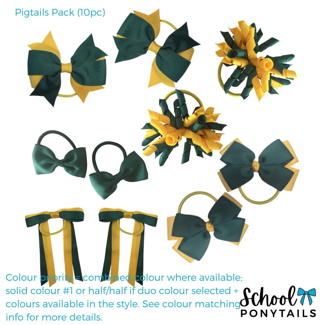 Military Blue Hair Accessories - Ponytails and Fairytales