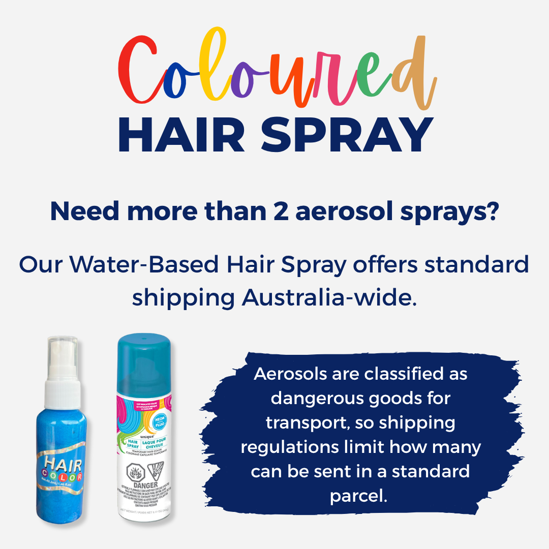 White Coloured Hair Spray 85-100g - Ponytails and Fairytales