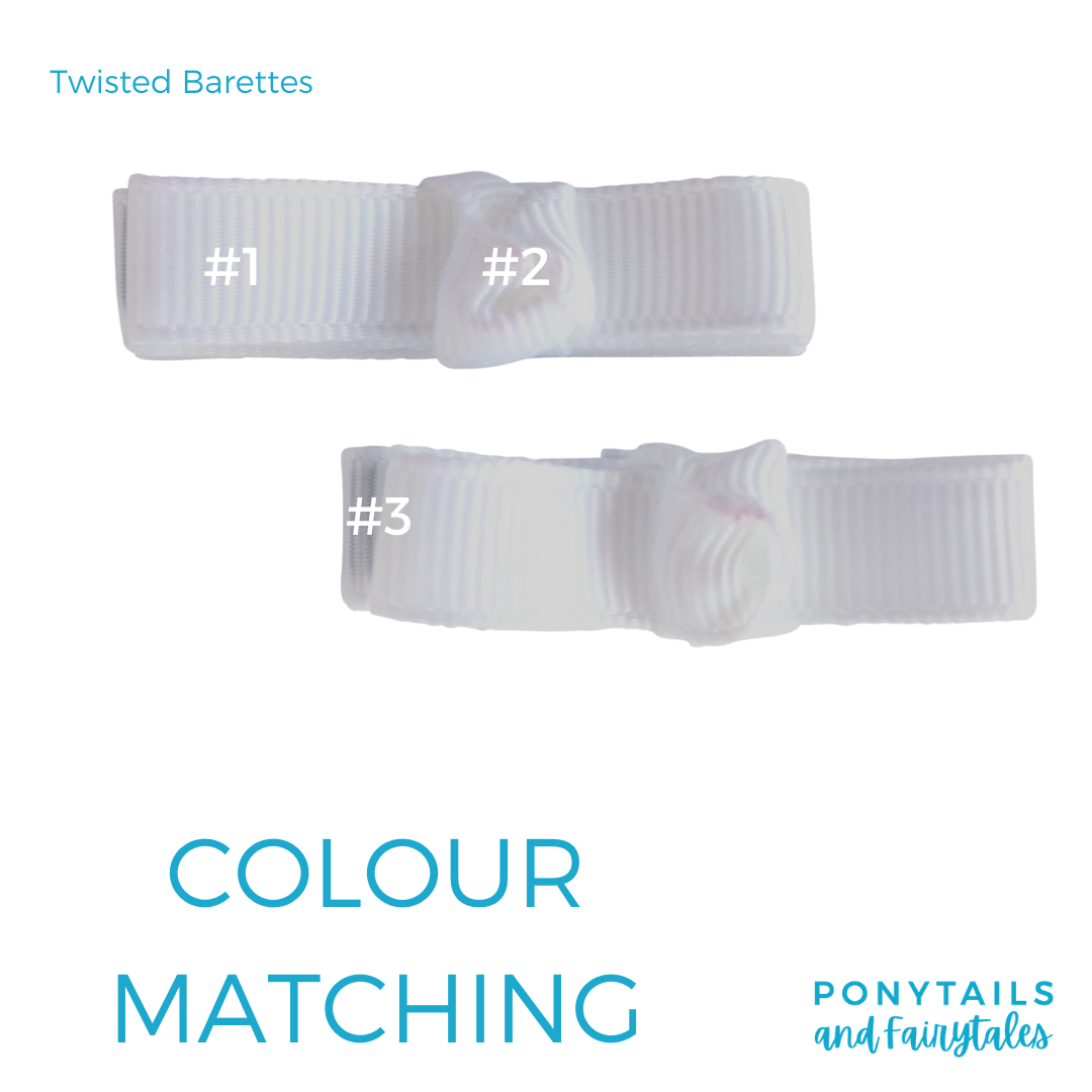 Jade & Red & Royal Blue & White Hair Accessories - Ponytails and Fairytales