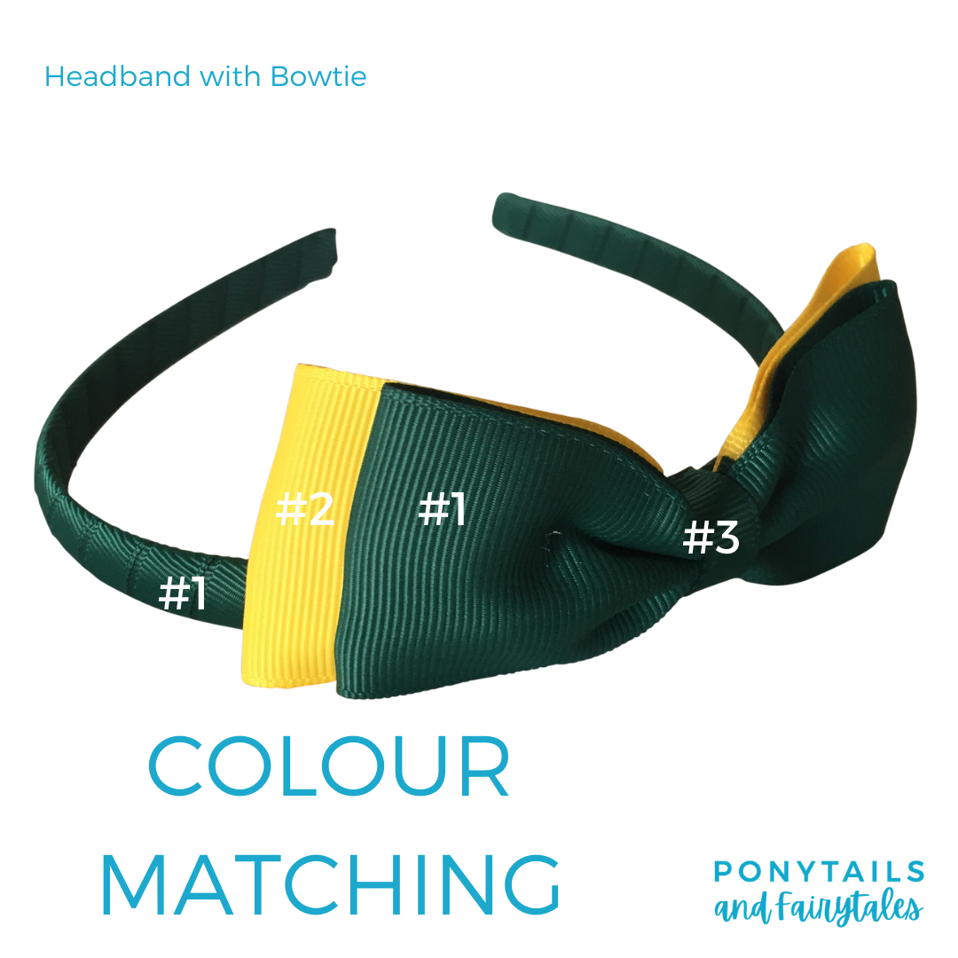 Orange & Royal Blue Hair Accessories