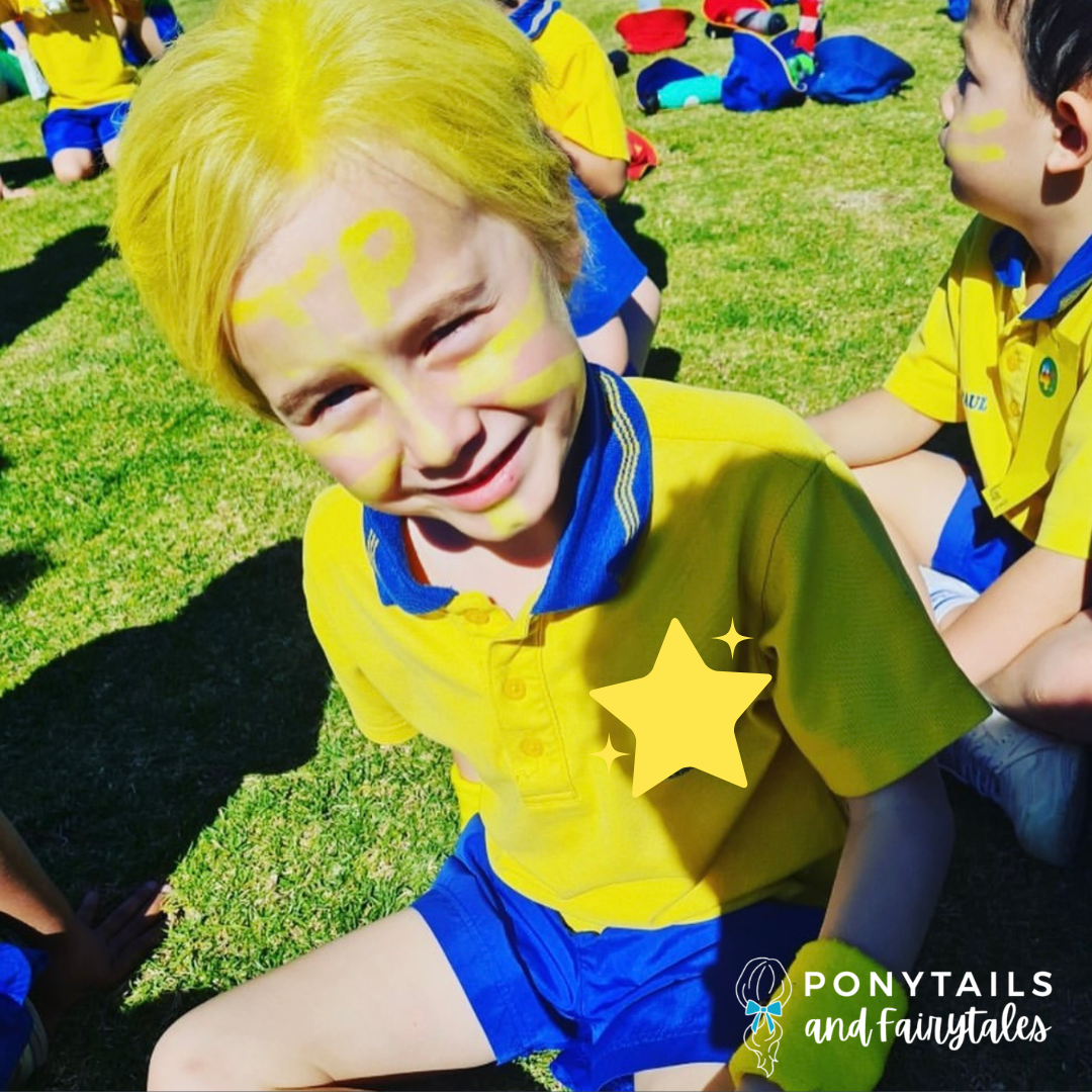 Yellow Coloured Hair Spray 85-100g - Ponytails and Fairytales