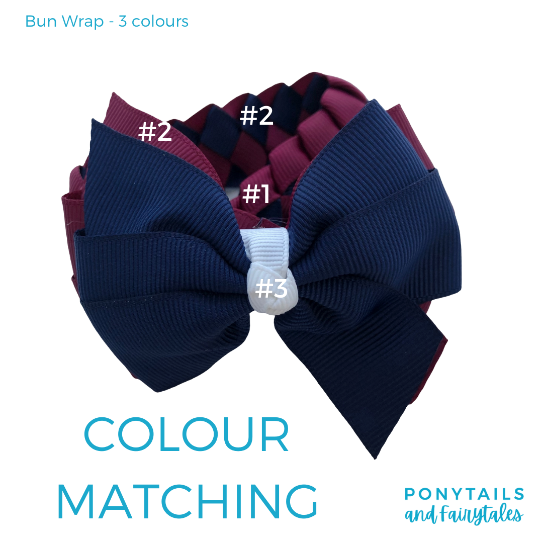 Jade & Red & Royal Blue & White Hair Accessories - Ponytails and Fairytales