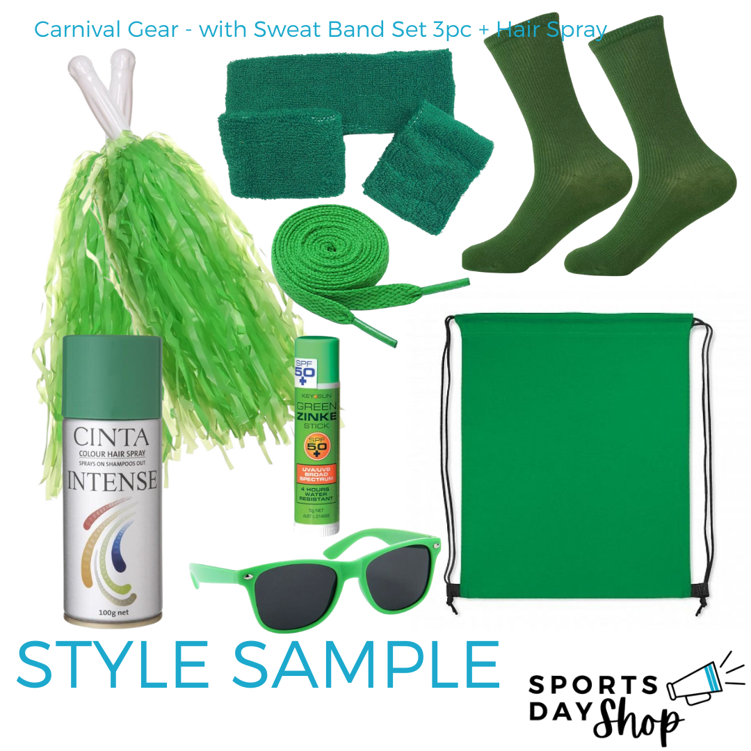 Green Team Sports Day Range - Ponytails and Fairytales