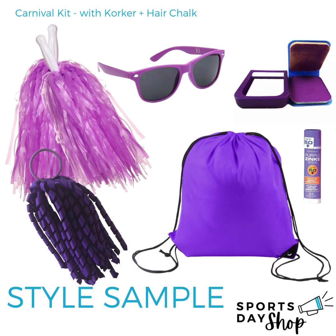 Purple Carnival Kit - Ponytails and Fairytales
