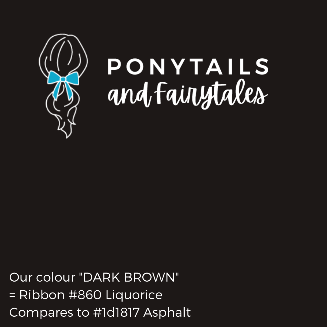 Simple Bow Hair Tie - Ponytails and Fairytales