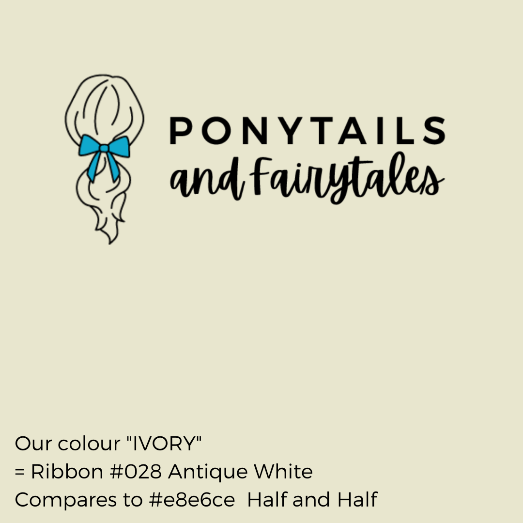 Simple Bow Hair Tie - Ponytails and Fairytales