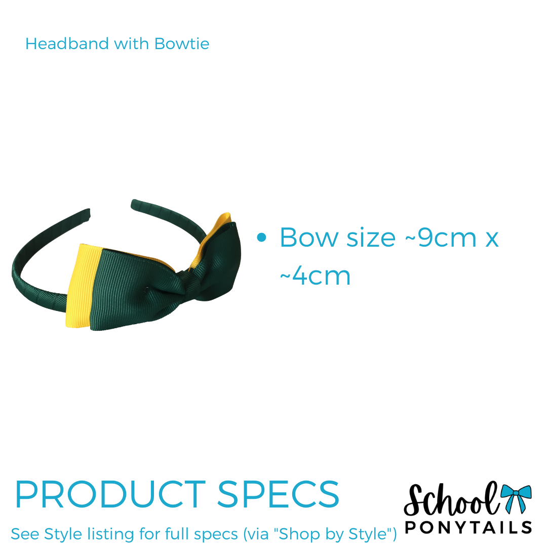 Teal & Black & White Hair Accessories