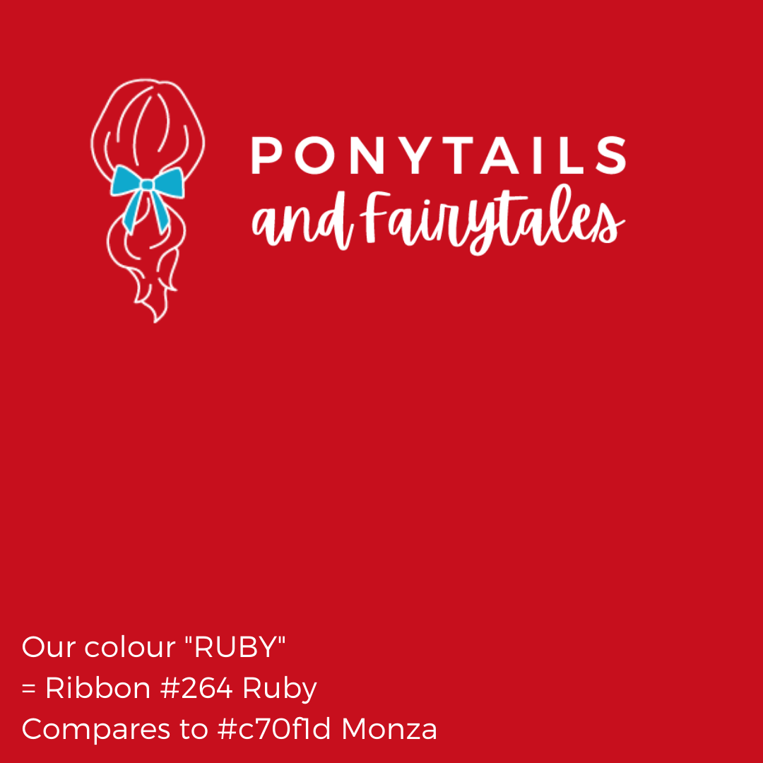 Simple Bow Hair Tie - Ponytails and Fairytales