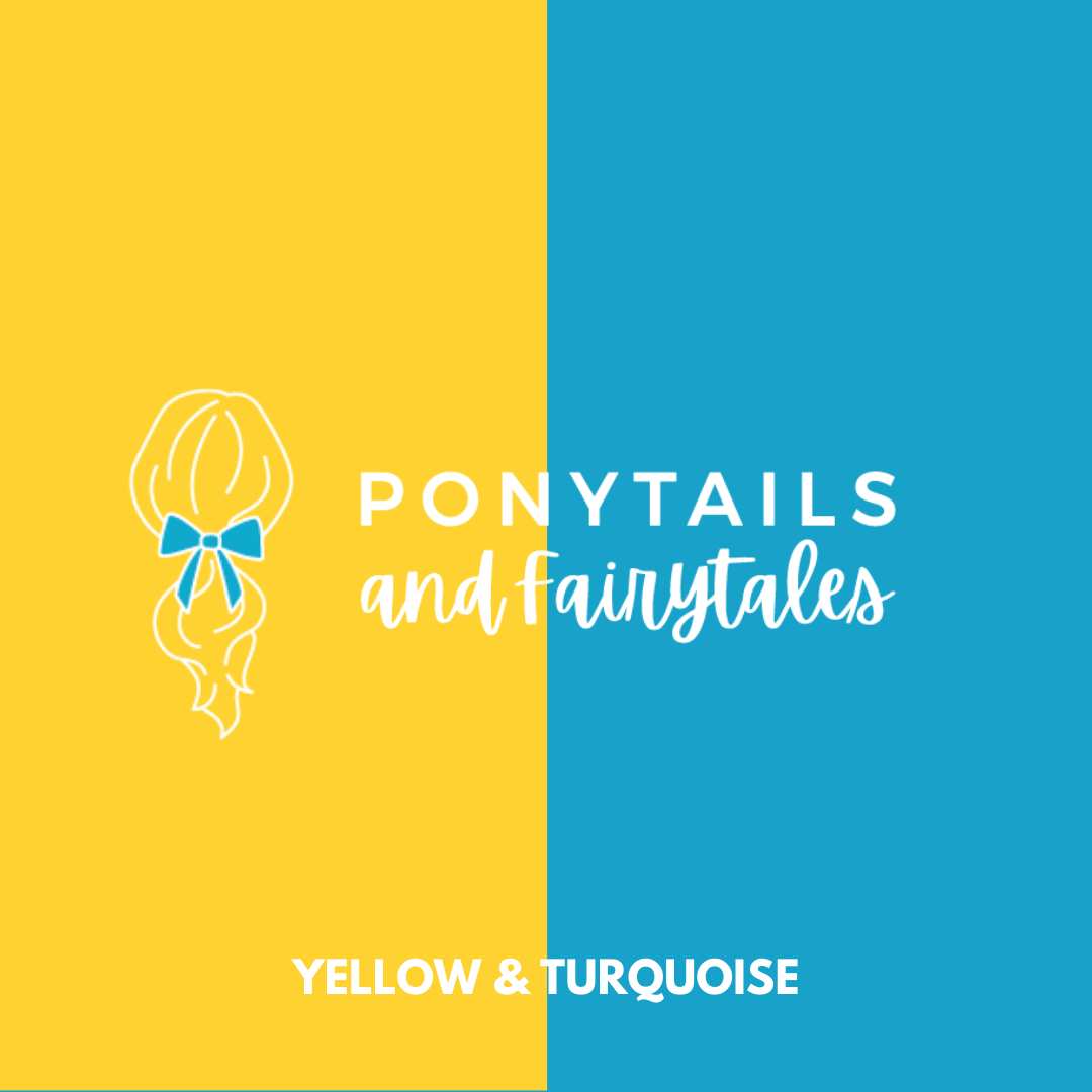 Curly Tie - Combined Colours - Ponytails and Fairytales