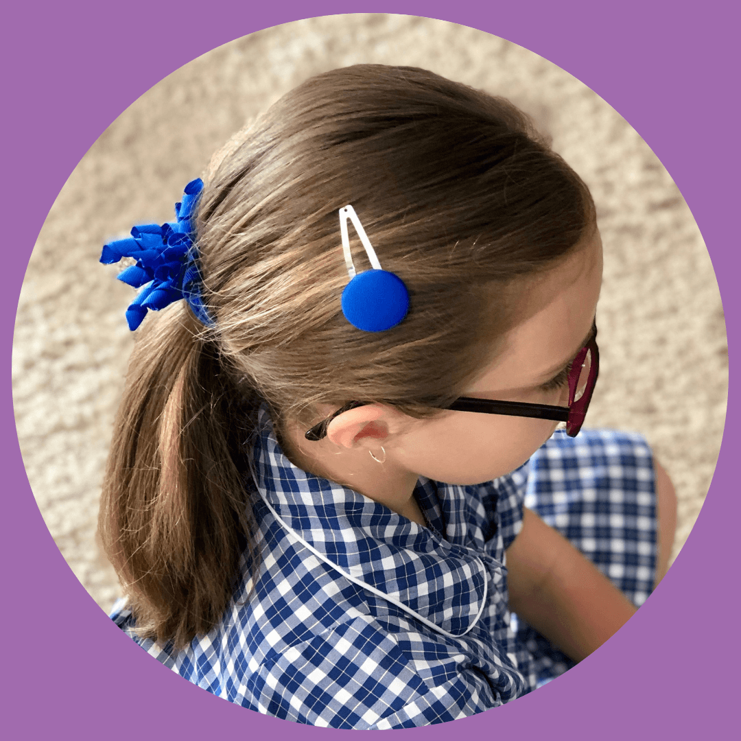 Covered Buttons: Solid Colours - Kelly Green Hair clips Ella Made