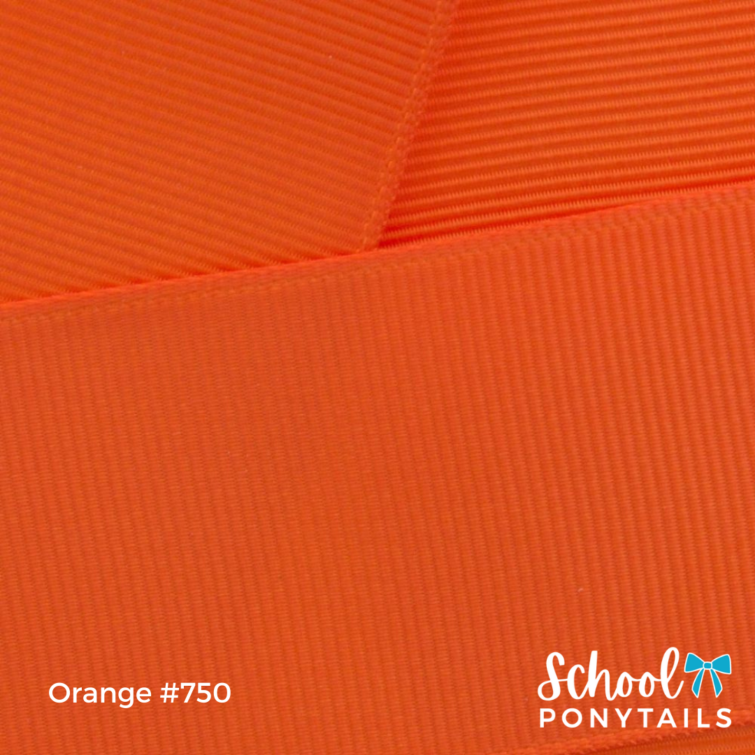 Covered Buttons: Solid Colours - Orange Hair clips Ella Made