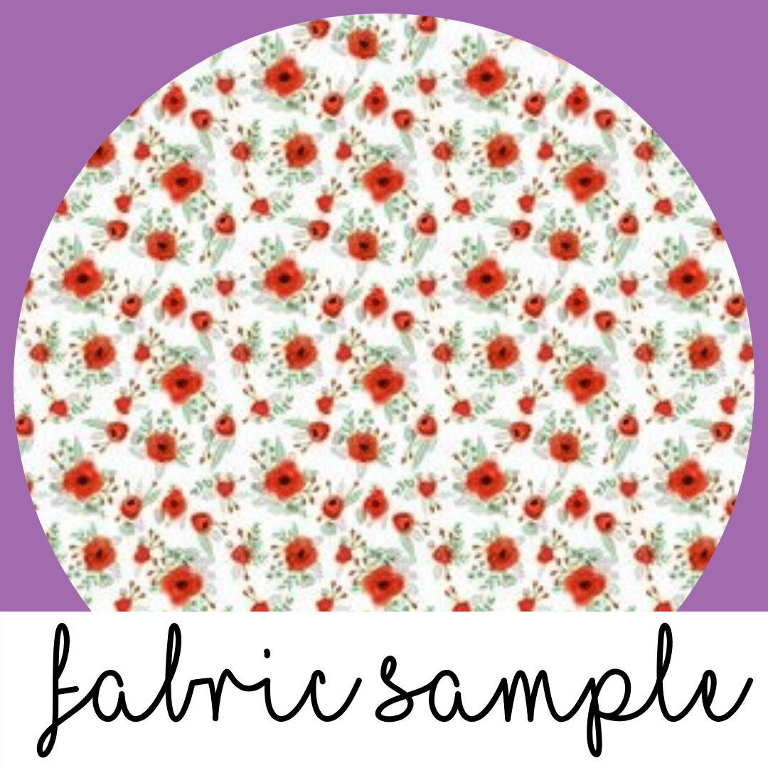 Limited Edition: Remembrance Poppies Covered Buttons Hair clips Ella Made