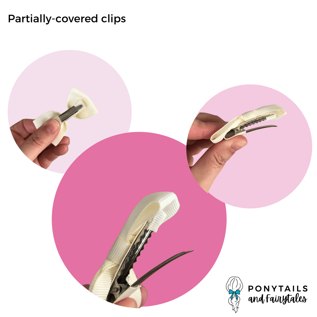 Ponytail Streamer Hair clips School Ponytails