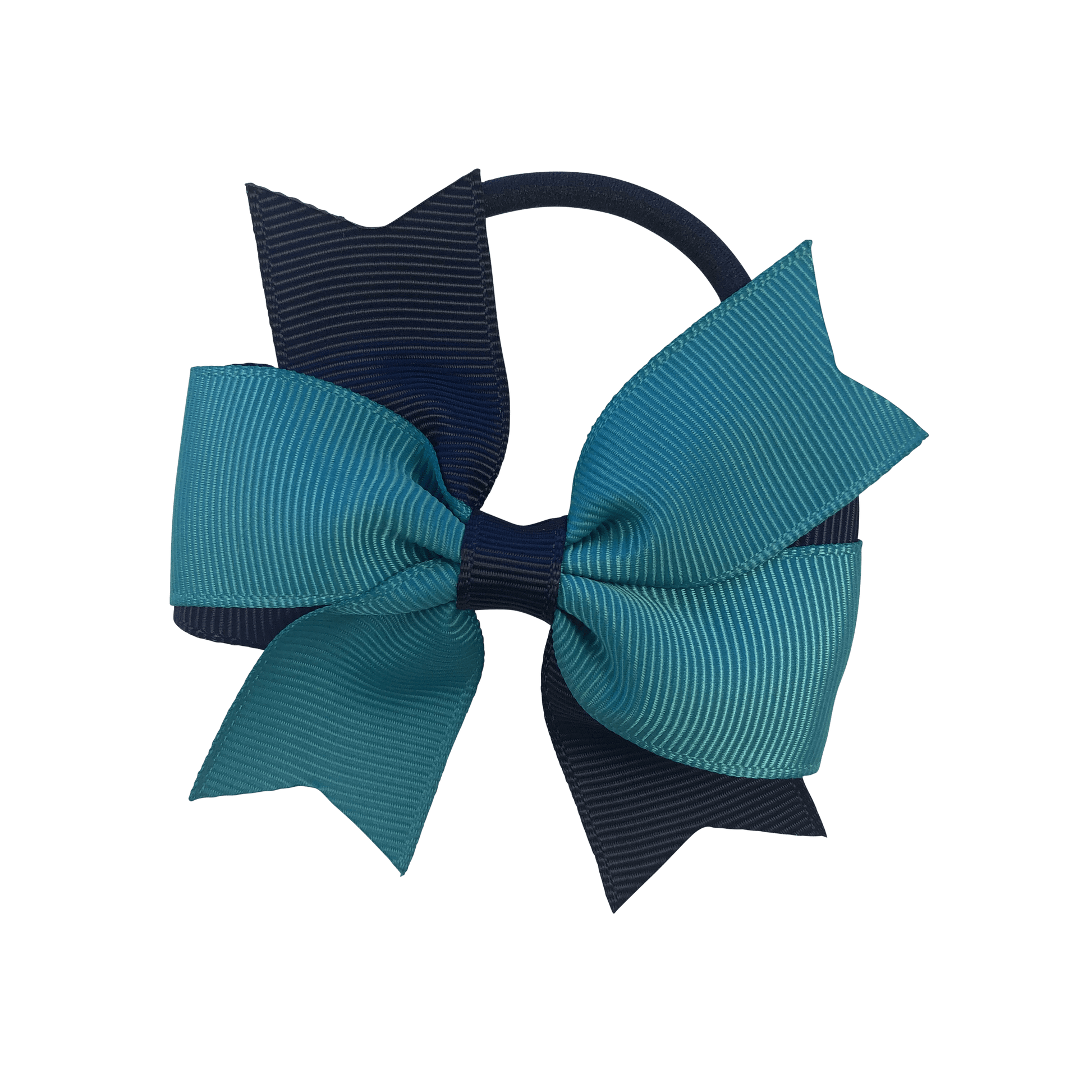 Navy & Teal Hair Accessories - Assorted Hair Accessories - School Uniform Hair Accessories - Ponytails and Fairytales