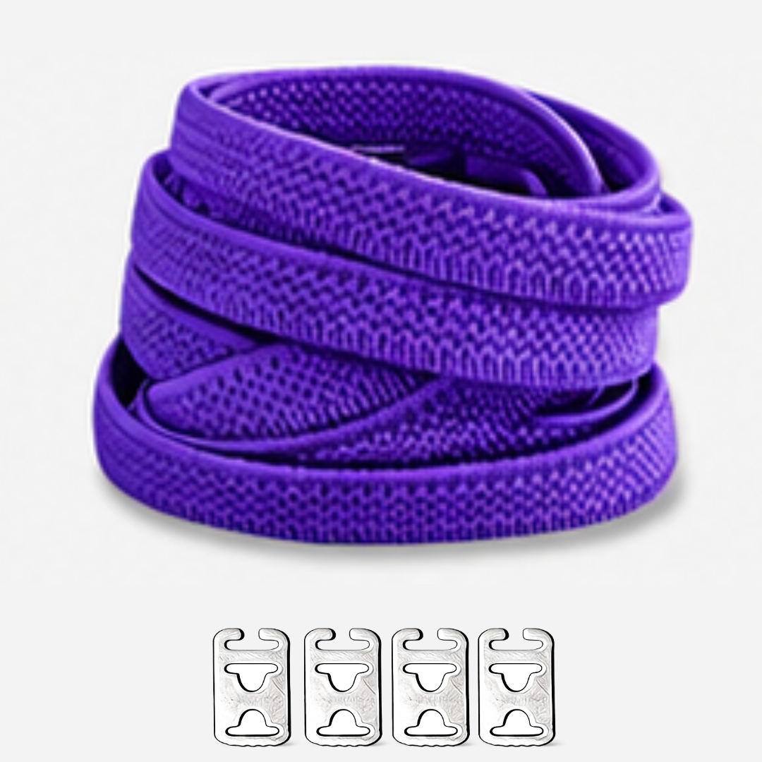 No Tie Elastic Shoelaces - Ponytails and Fairytales