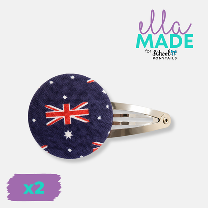 Limited Edition: Aussie Aussie Aussie Covered Buttons - Ponytails and Fairytales