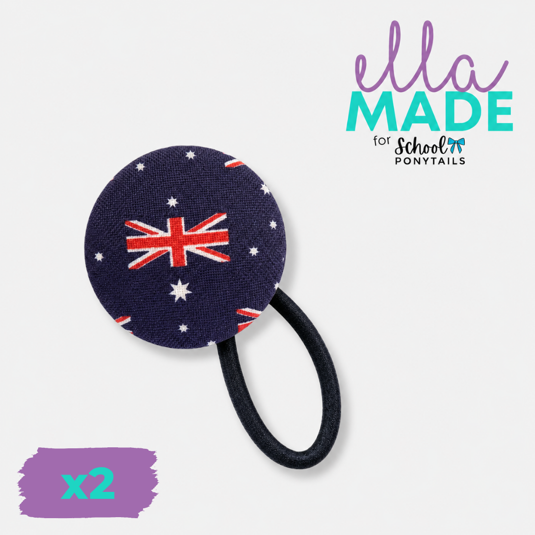 Limited Edition: Aussie Aussie Aussie Covered Buttons - Ponytails and Fairytales