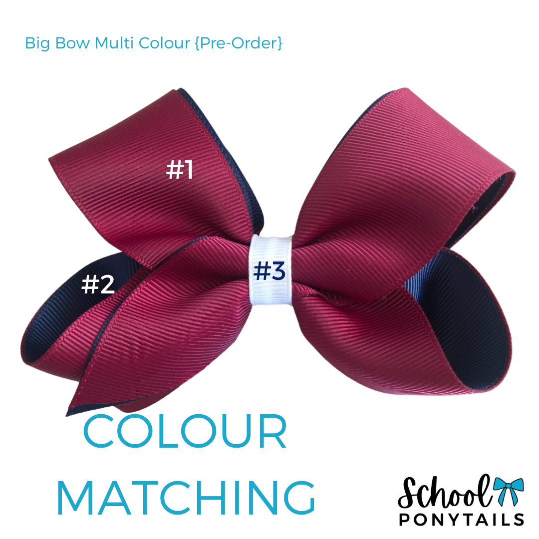 Big Bow - multicolour {Pre-order} - Ponytails and Fairytales