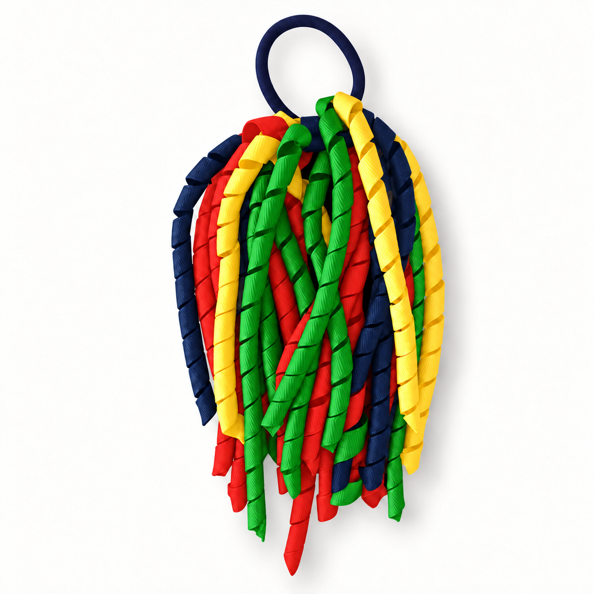 Black & Red & Yellow & Green Hair Accessories