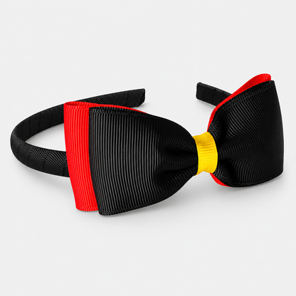 Headband with Bowtie - Multi Colour - Ponytails and Fairytales