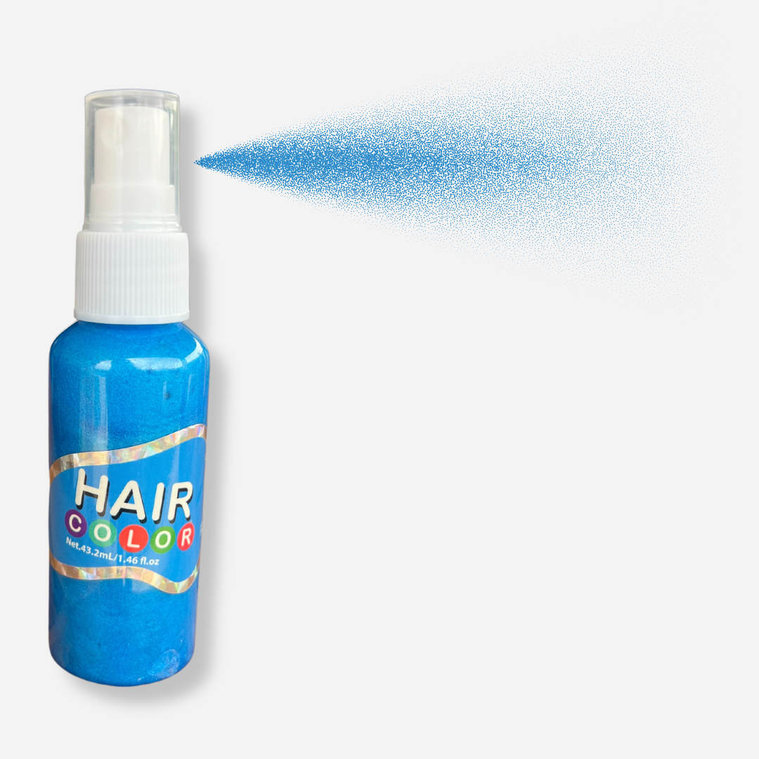 Blue Water-Based Coloured Hair Spray 43.2mL