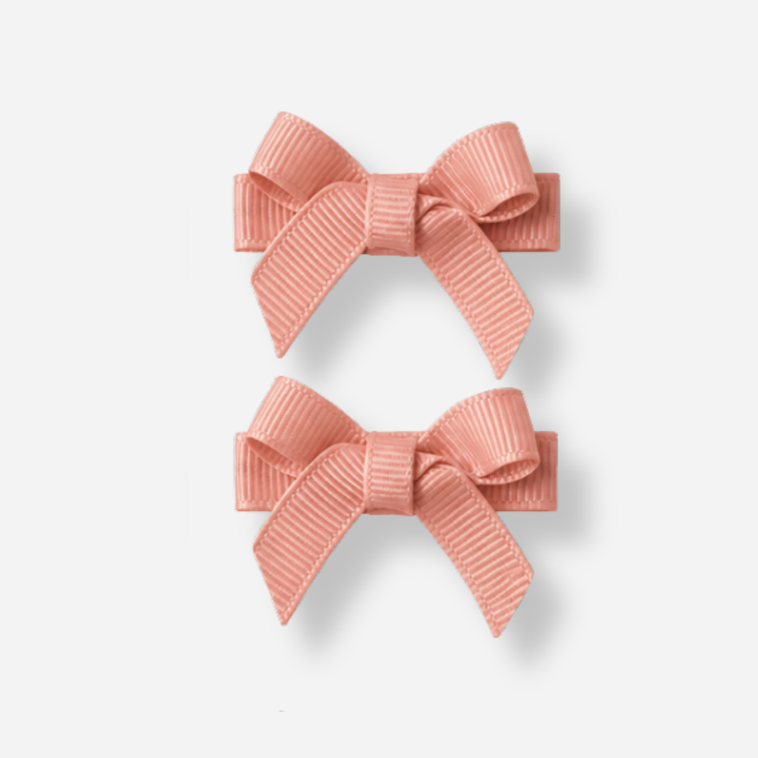 No Slip Bow Clips (2pc) - Ponytails and Fairytales