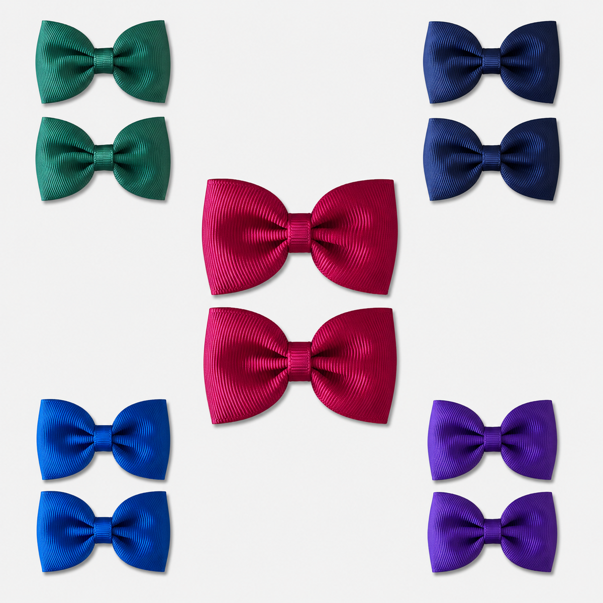 Bowtie Clip (2pc) - Ponytails and Fairytales
