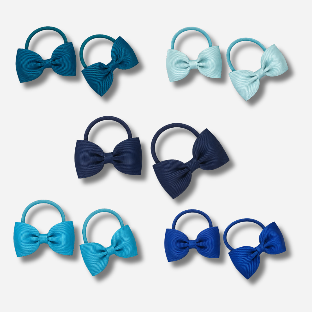 Bowtie Hair Tie (2pc) - Ponytails and Fairytales