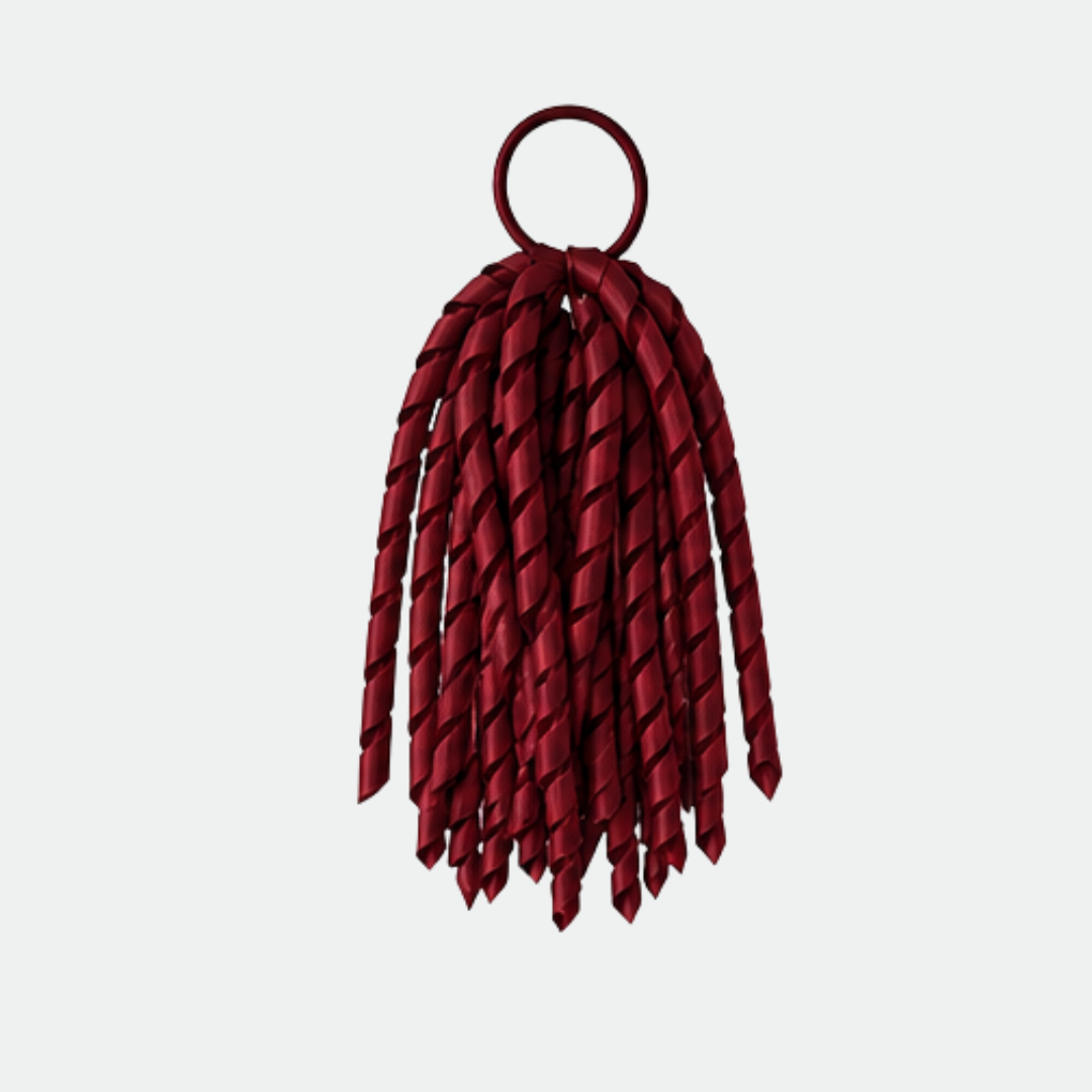 Curly Long Korker Ribbon Hair Tie - Single Colour - Ponytails and Fairytales