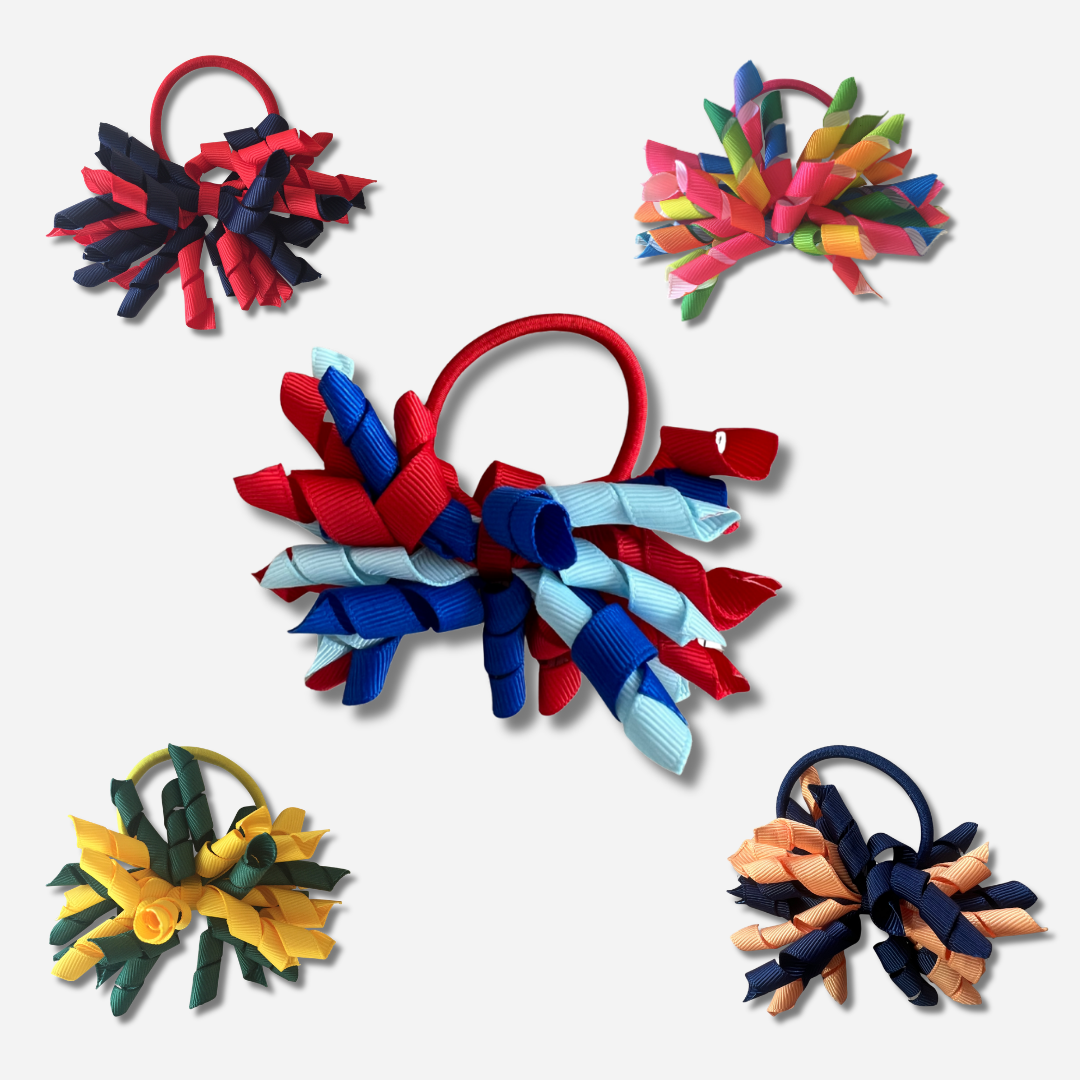 Curly Tie - Multi Colour