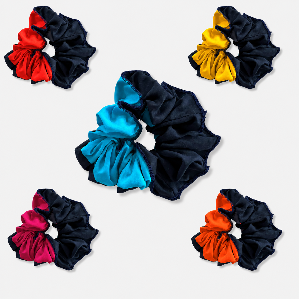 Custom Scrunchies - 2 Colours - Min. 10pc Bundle {Pre-Order} - Ponytails and Fairytales
