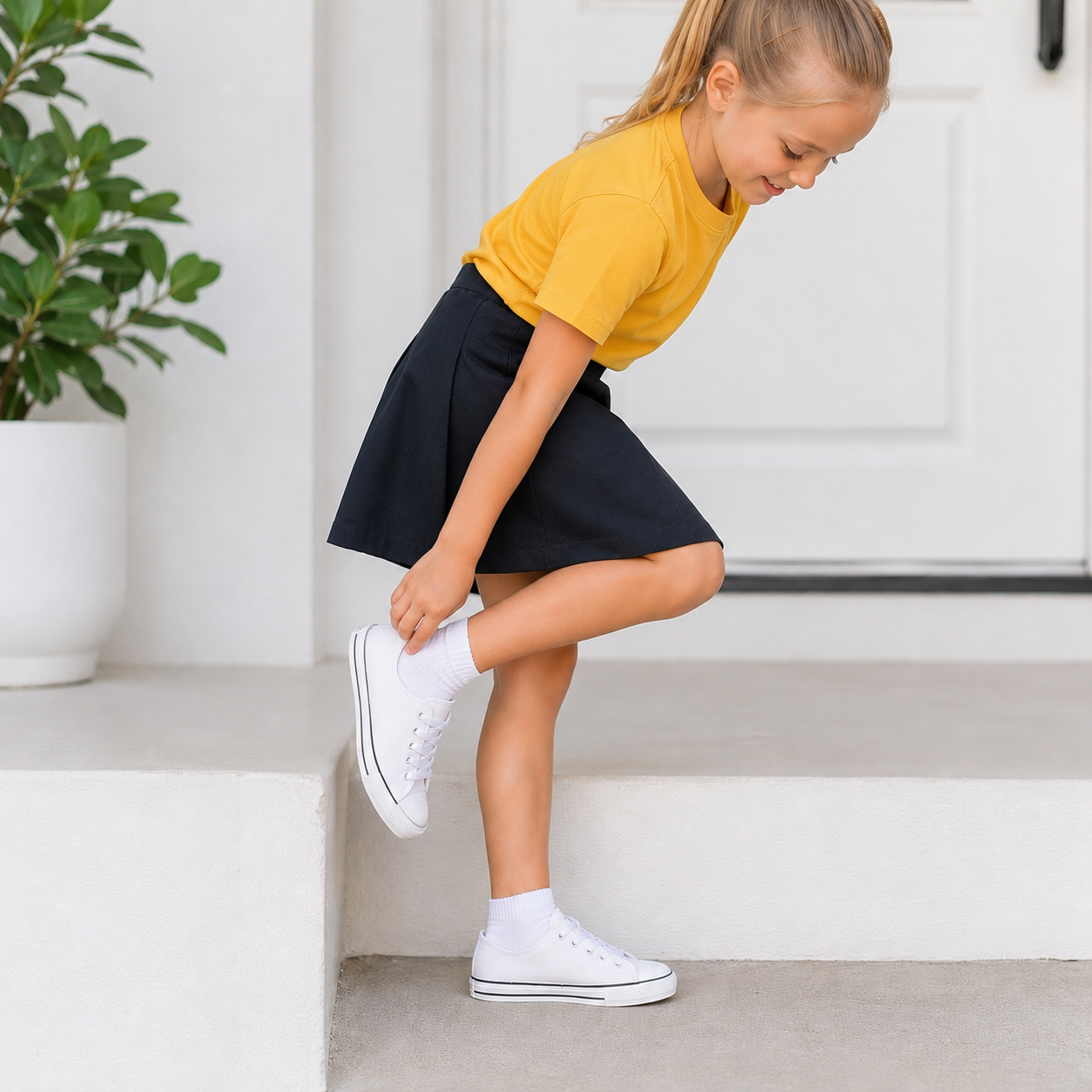 No Tie Elastic Shoelaces - White