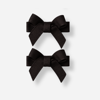 No Slip Bow Clips (2pc) - Ponytails and Fairytales