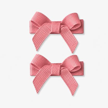 No Slip Bow Clips (2pc) - Ponytails and Fairytales
