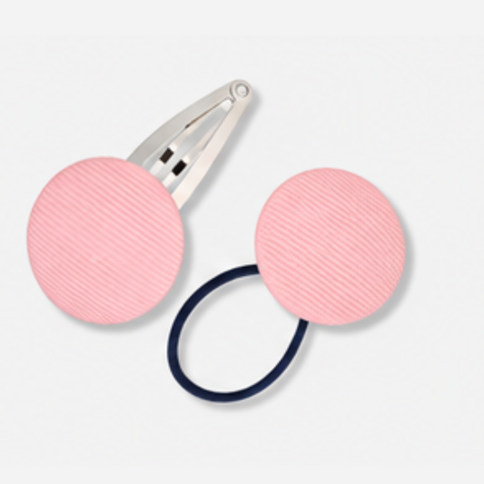 Covered Buttons: Solid Colours - Ballet Pink