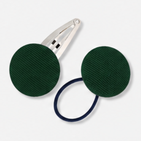 Covered Buttons: Solid Colours - Bottle Green