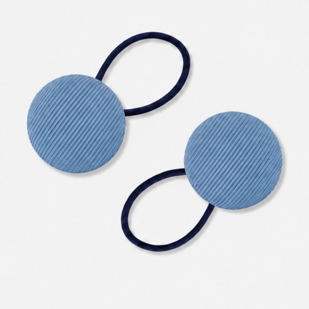 Covered Buttons: Solid Colours - Cornflower Blue