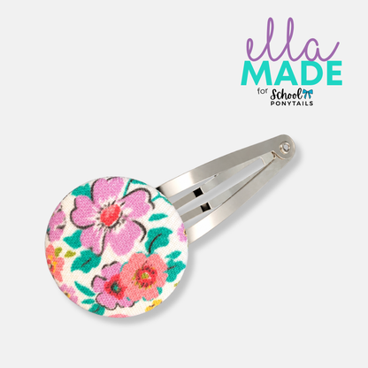 Limited Edition: Ditsy Floral Covered Buttons - Ponytails and Fairytales