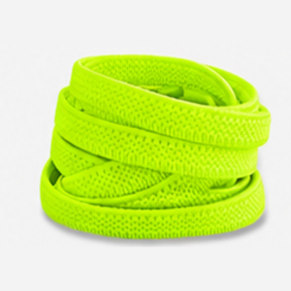 No Tie Elastic Shoelaces - Fluoro