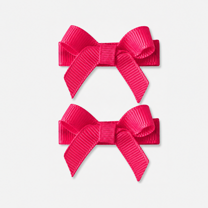 No Slip Bow Clips (2pc) - Ponytails and Fairytales