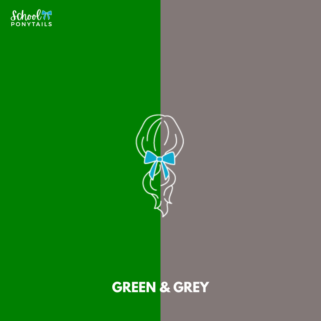 Green & Grey Hair Accessories