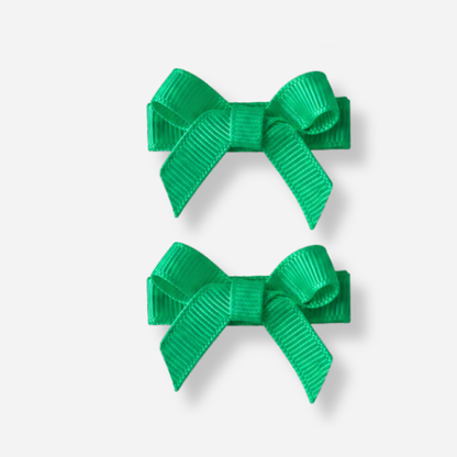 No Slip Bow Clips (2pc) - Ponytails and Fairytales