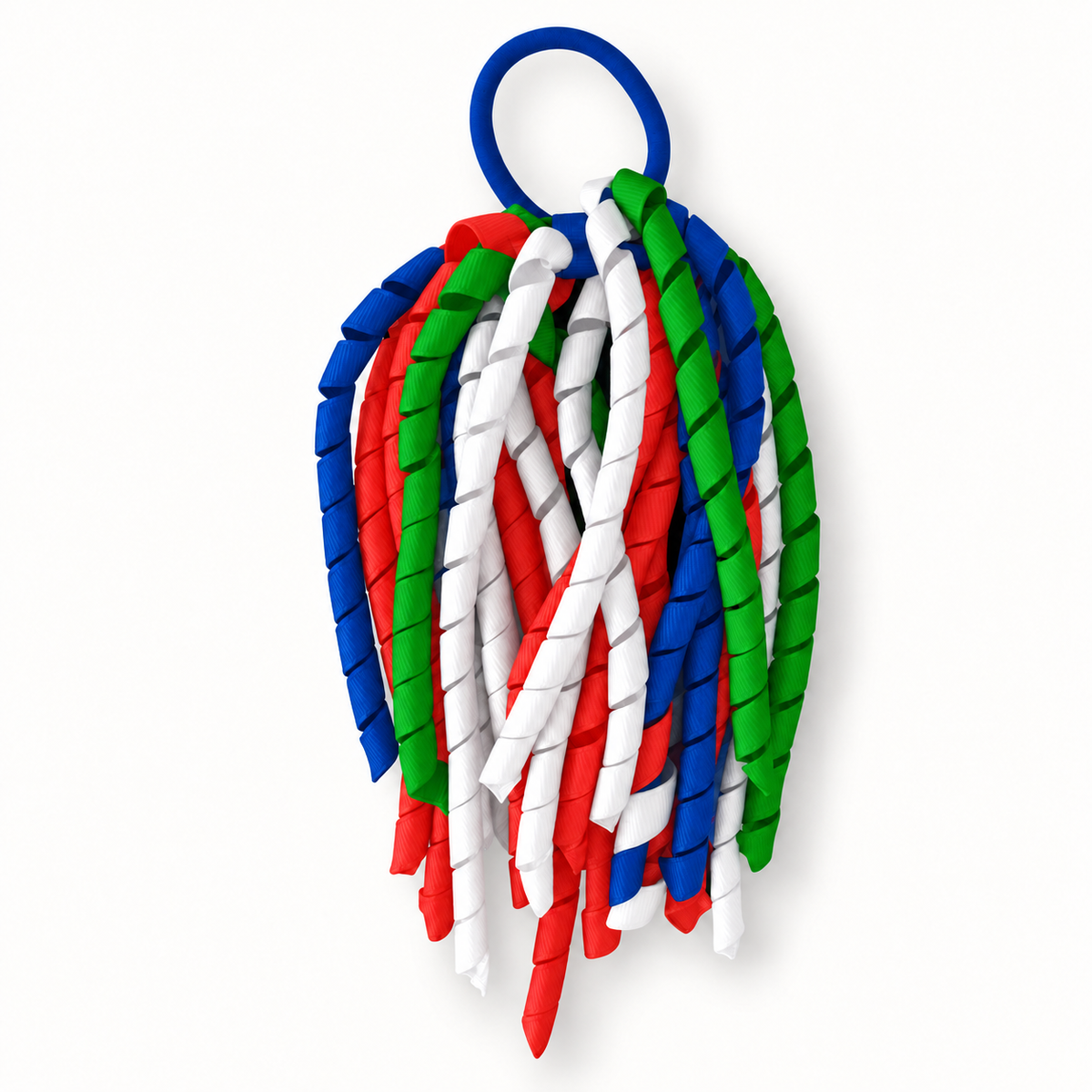 Royal Blue & Green & Red & White Hair Accessories