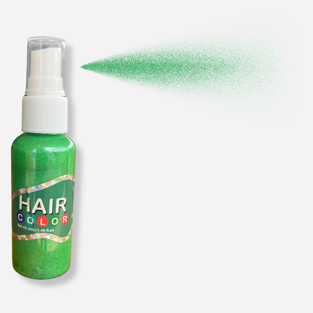 Green Water-Based Coloured Hair Spray 43.2mL