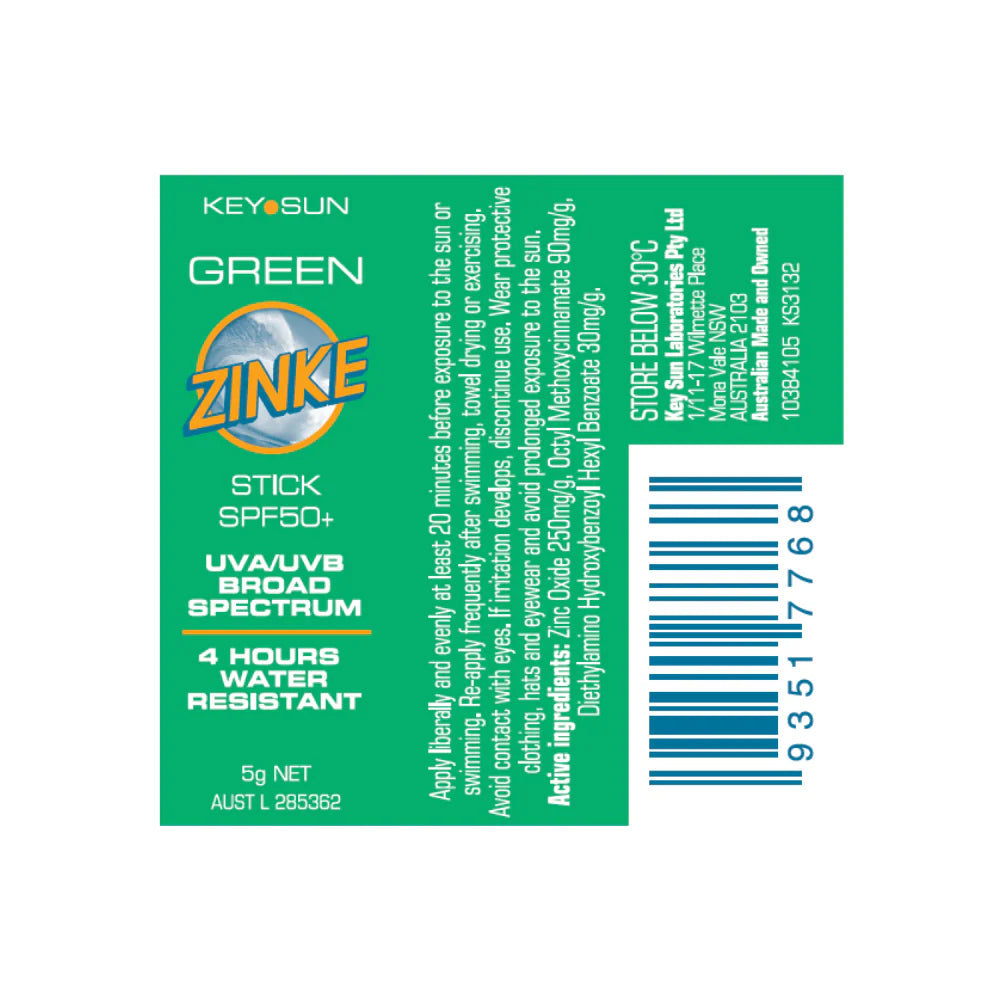 Coloured Zinc Sticks SPF 50+