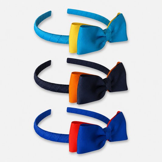 Headband with Bowtie - Multi Colour
